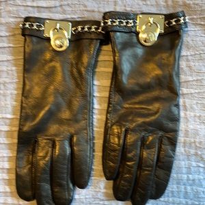 Michael Kors leather gloves
